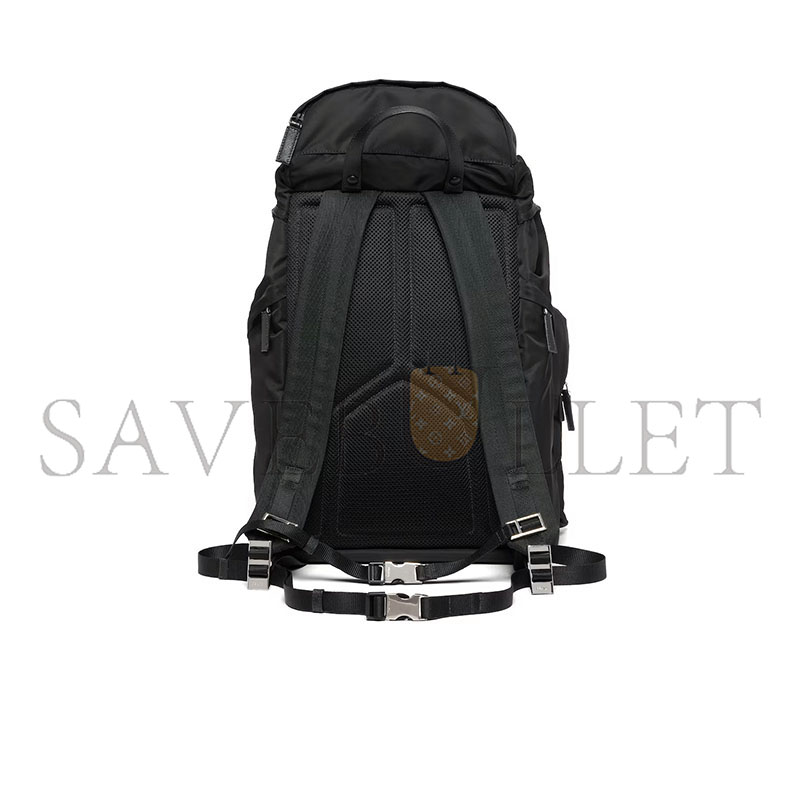 PRADA RE-NYLON AND SAFFIANO LEATHER BACKPACK 2VZ019 (53.5*32*16.5cm)